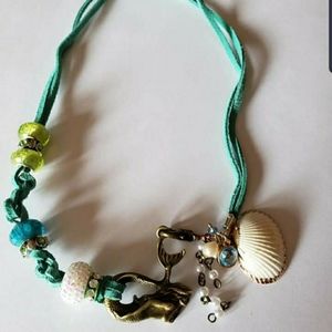 Handcrafted designed mermaid necklace